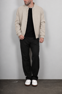 Bomber in panno TELAMIRA - TE2542 CREMA