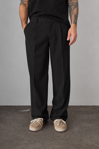Pantalone palazzo WOODBIRD - 2616-200 NERO