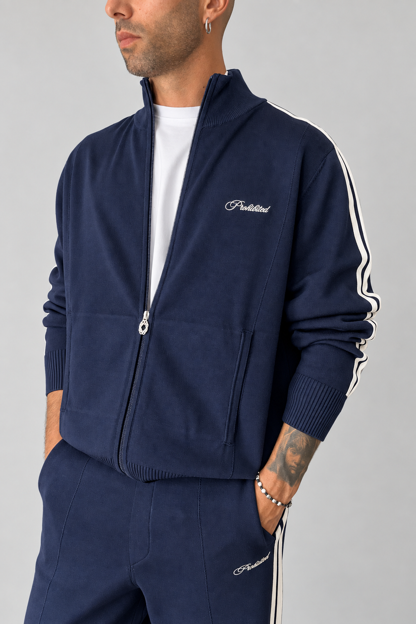 Felpa varsity PROHIBITED - NAVY