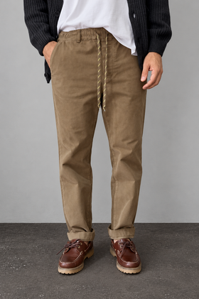 Pantalaccio in tessuto operato S001 - PAZ85TEX CIGAR