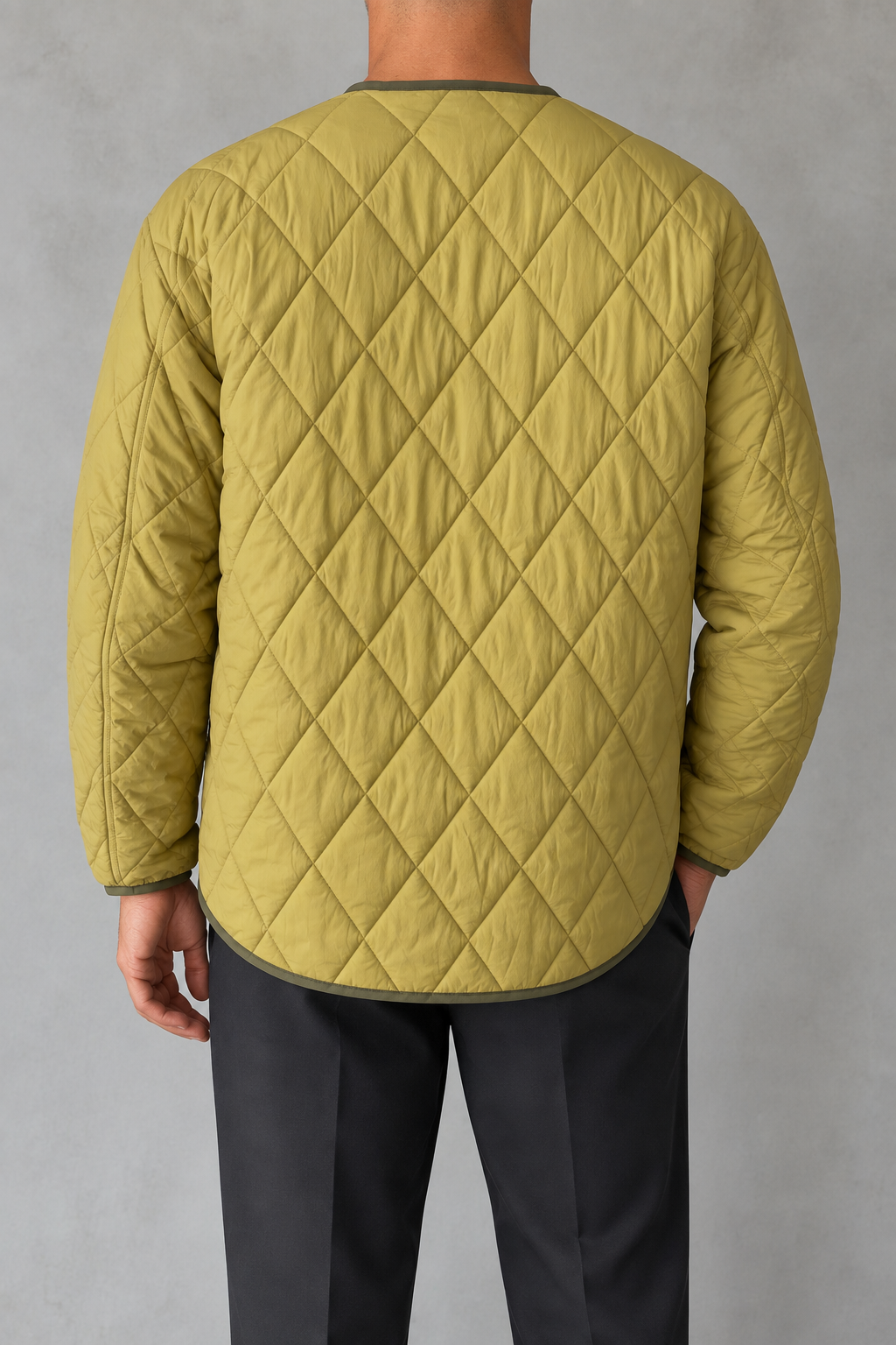 Quilted jacket WOODBIRD - 2636-900 KHAKI