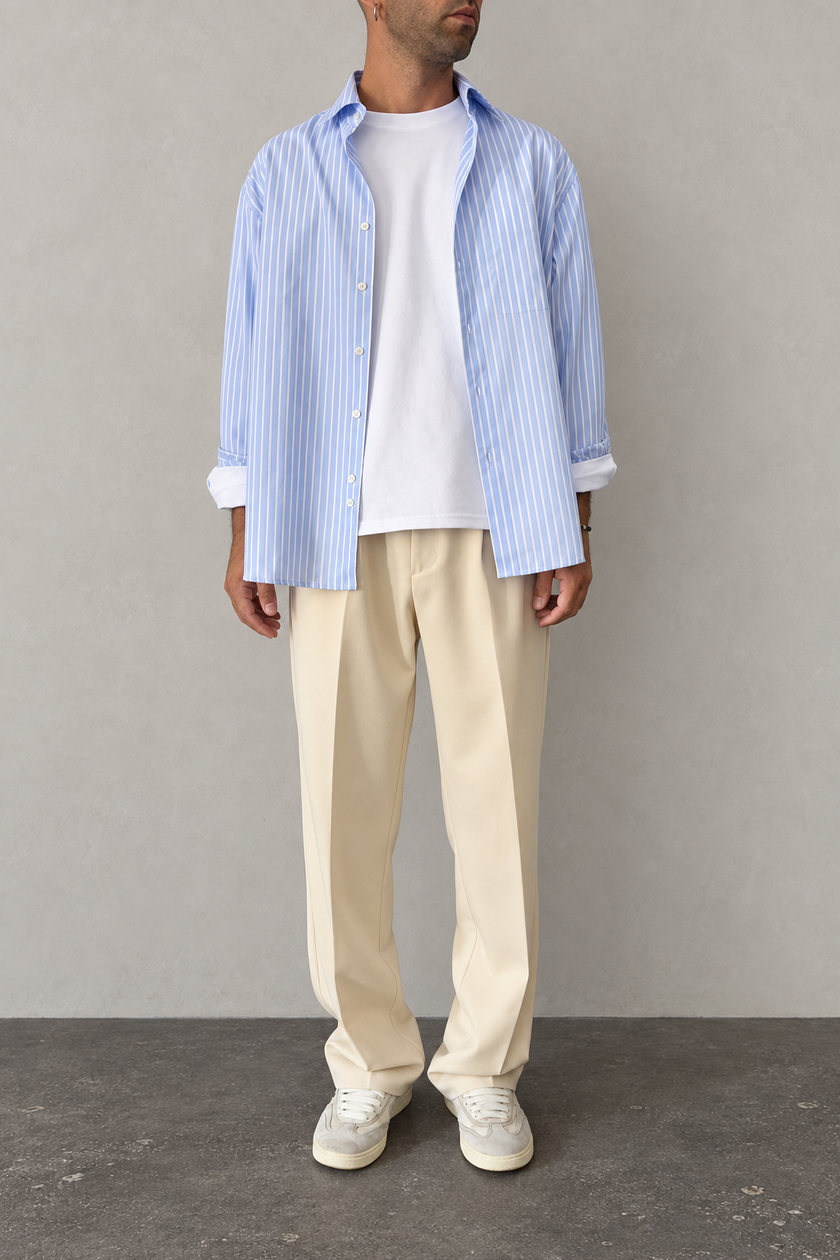 Camicia cropped STILOSOPHY - BLAKE AZZURRA