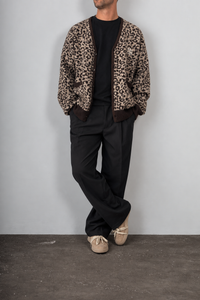 Cardigan Leopard WOODBIRD - 2636-813 SAND FUDGE