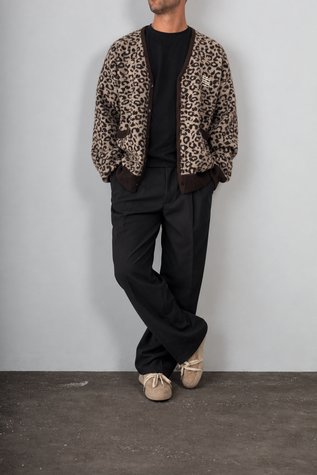 Pantalone palazzo WOODBIRD - 2616-200 NERO