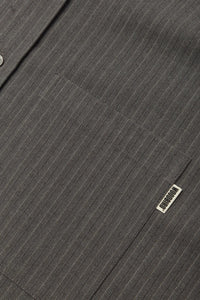 Giacca camicia gessata WOODBIRD - 2636-706 DARK GREY