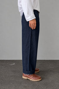 Pantalone pleated denim TELAMIRA - DTP06316