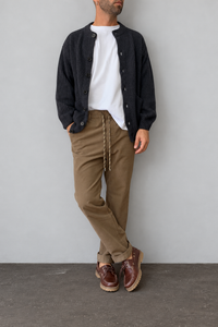 Pantalaccio in tessuto operato S001 - PAZ85TEX CIGAR