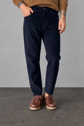 Pantalone 5 tasche in velluto GIANNI LUPO - GL6227Q NAVY