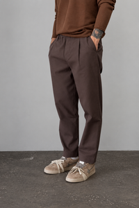 Pantalone  WOODEN - OSAKA W7668 MORO