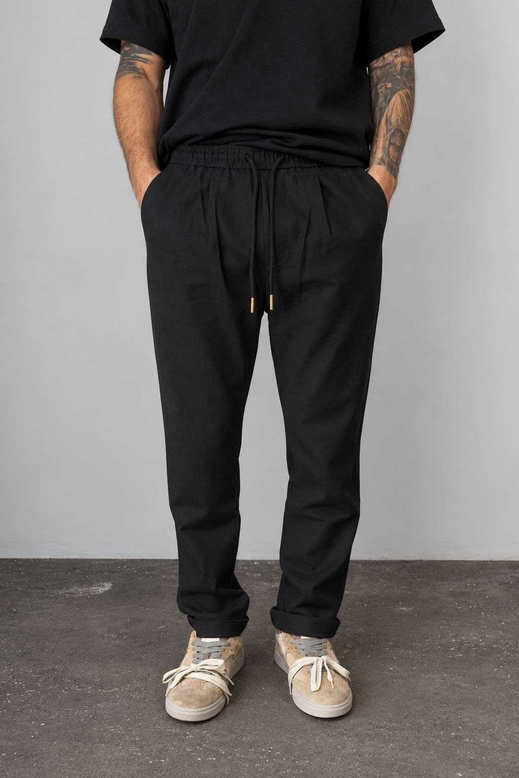 Pantalaccio in flanella GIANNI LUPO - GL5249BD NERO