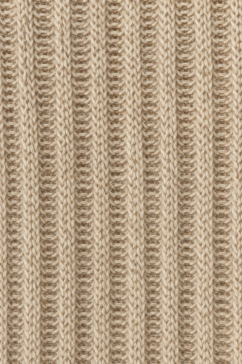 Cardigan a coste WOODEN - BRUNICO BEIGE