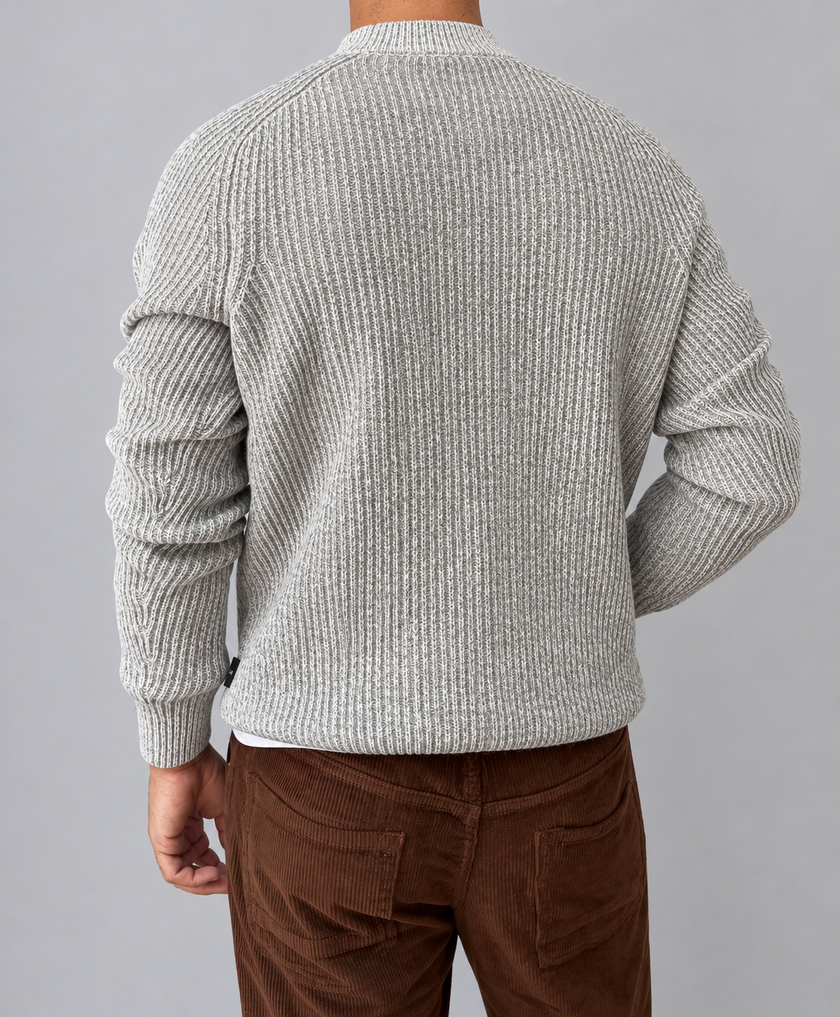 Maglione girocollo HAMAKI-OH - 3223H PERLA