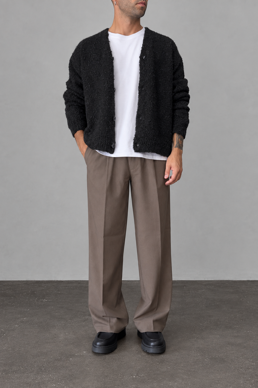 Cardigan bouclé WOODBIRD - 2636-810 BLACK
