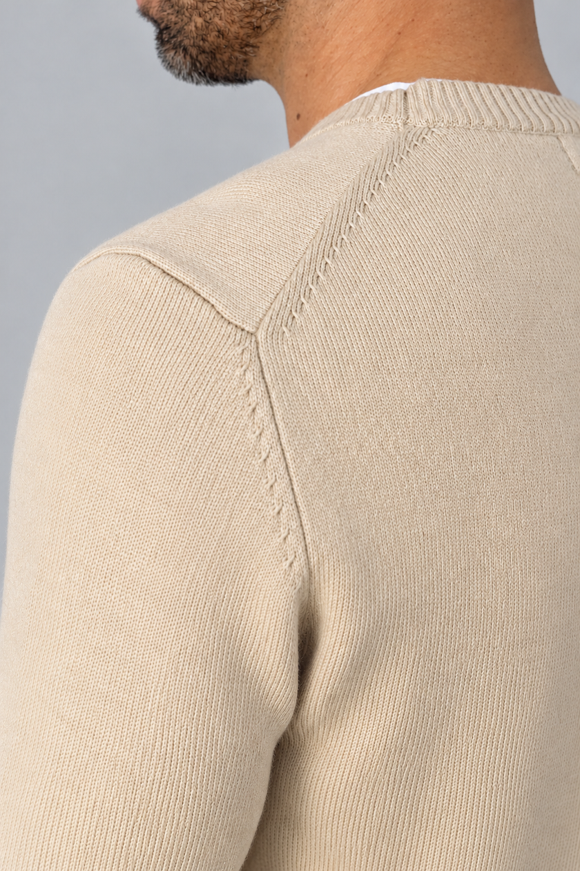 Maglione cashmere GIANNI LUPO - CAMEL GL383S