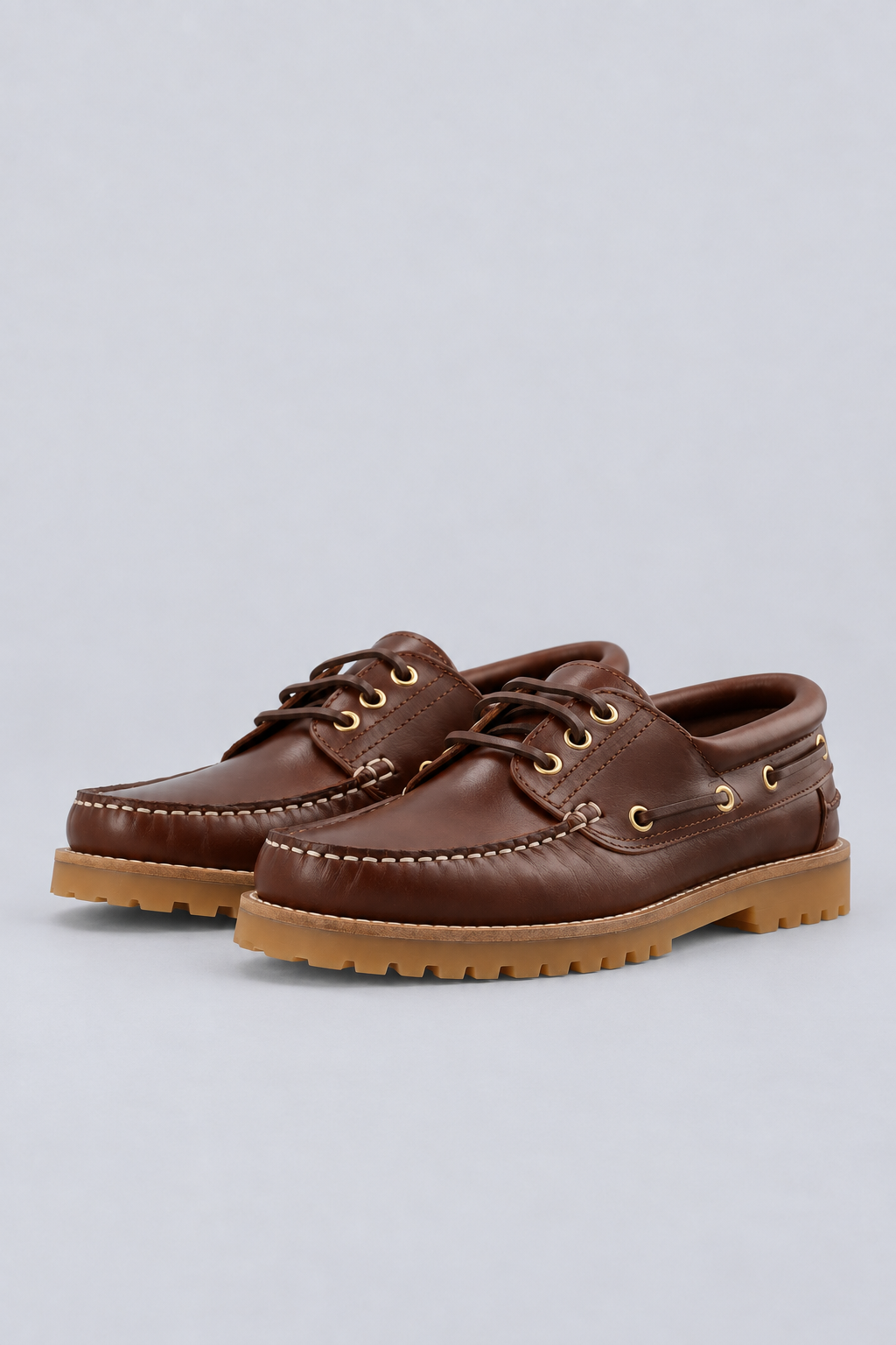 Boat Shoe BIANCO - BIAGREG MARRONE