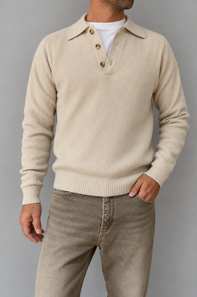 Polo in ciniglia HAMAKI-OH - 3254H BEIGE