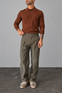Polo manica lunga GIANNI LUPO - GL508S BRUCIATO