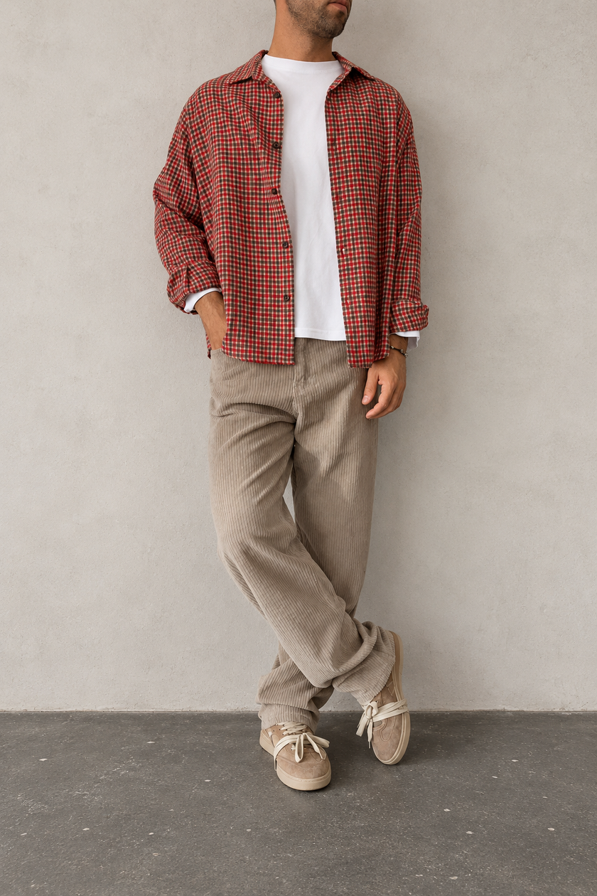Pantalone in velluto PONT - CLEVELAND RV5FAN
